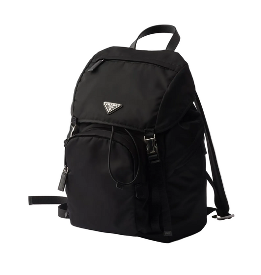 Prada Re-Nylon and Saffiano Leather Backpack