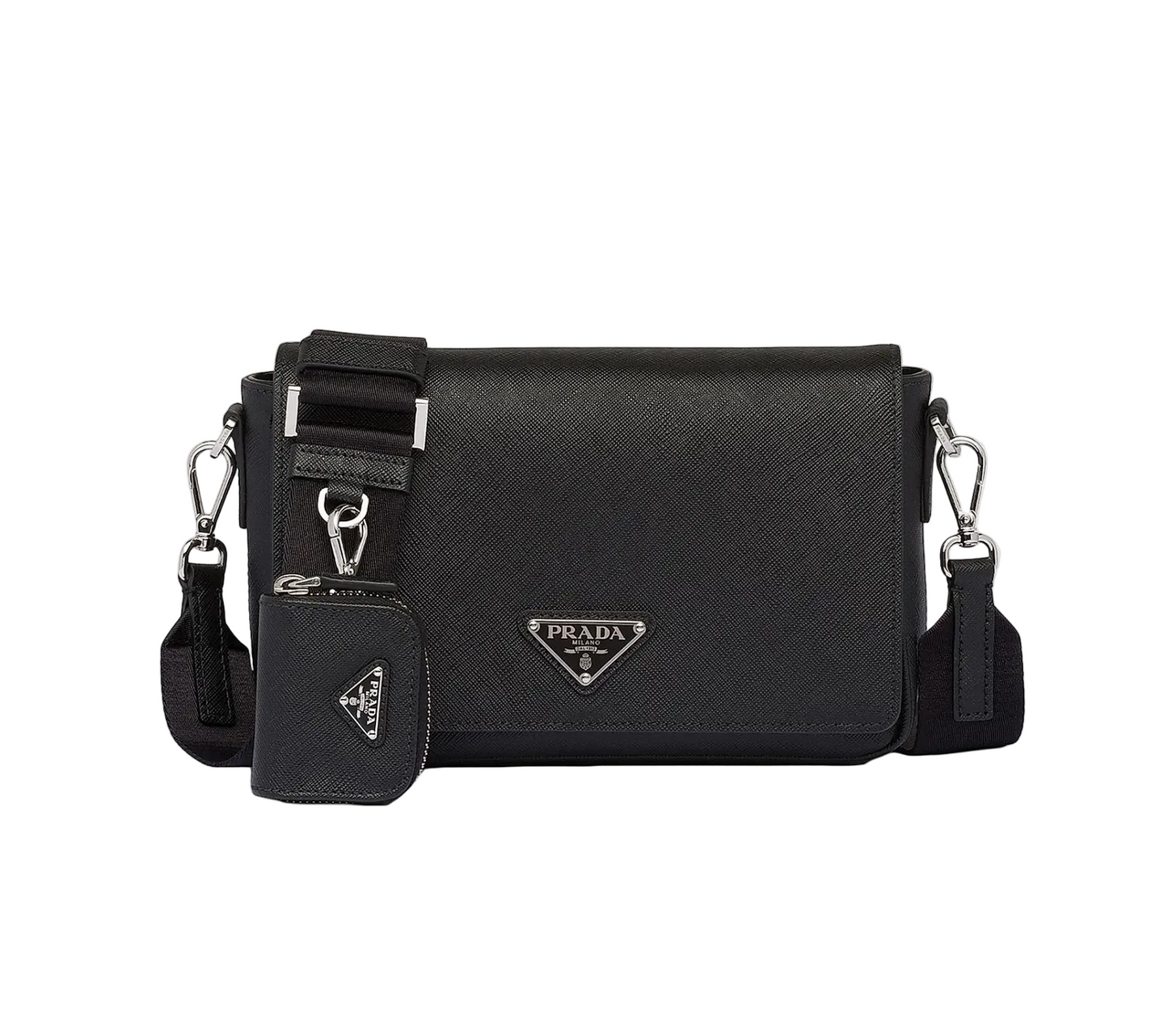 Prada Saffiano Leather Shoulder Bag