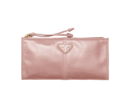 Prada Leather Pouch/ Long Wallet