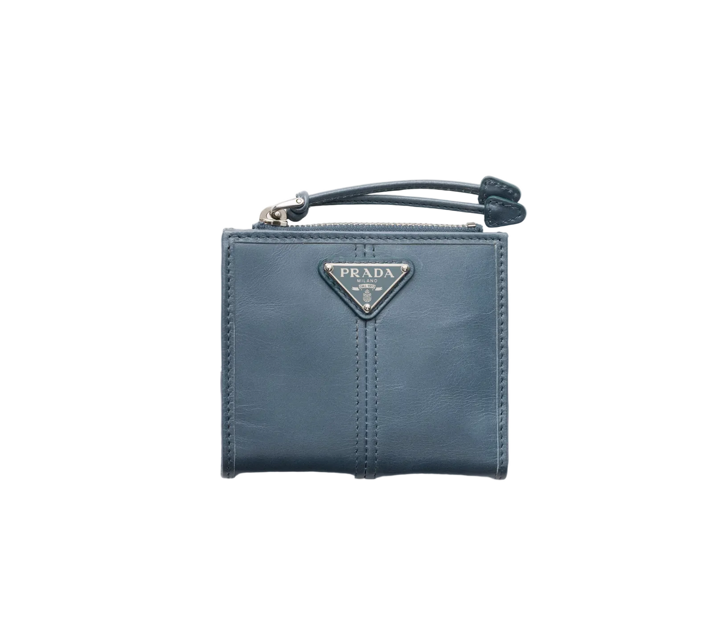 Prada Saffiano and glossy leather wallets