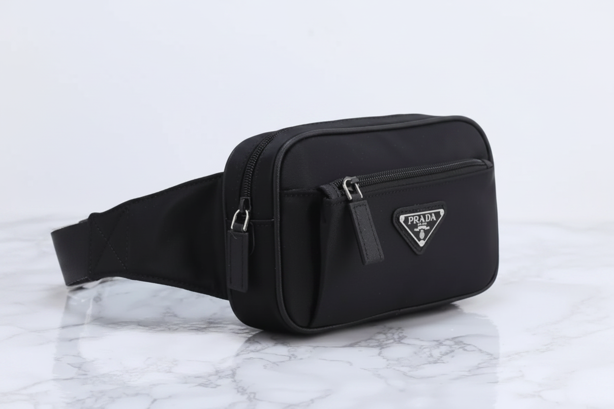 Prada Re-Nylon and Saffiano leather belt bag