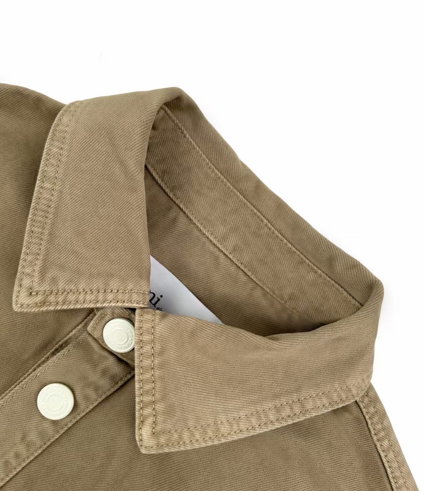 Ami Paris Cotton Knitted Ami De Coeur Overshirt