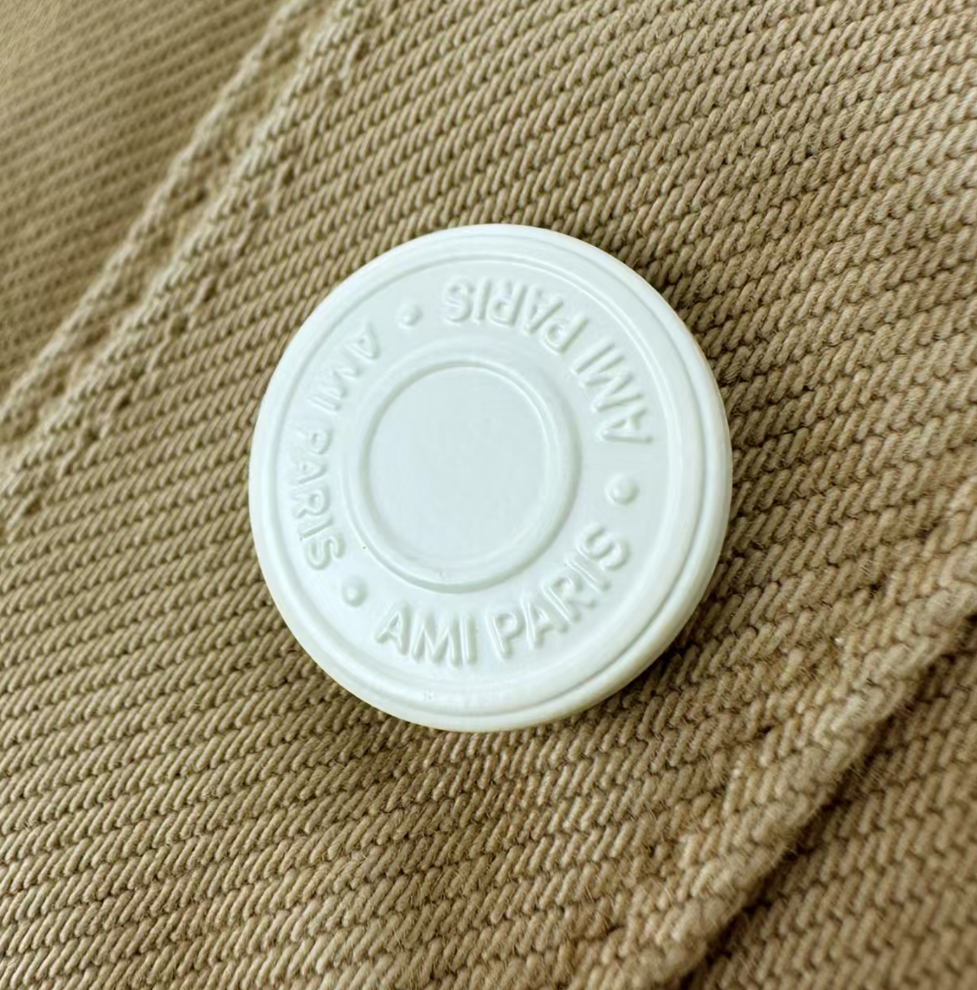Ami Paris Cotton Knitted Ami De Coeur Overshirt