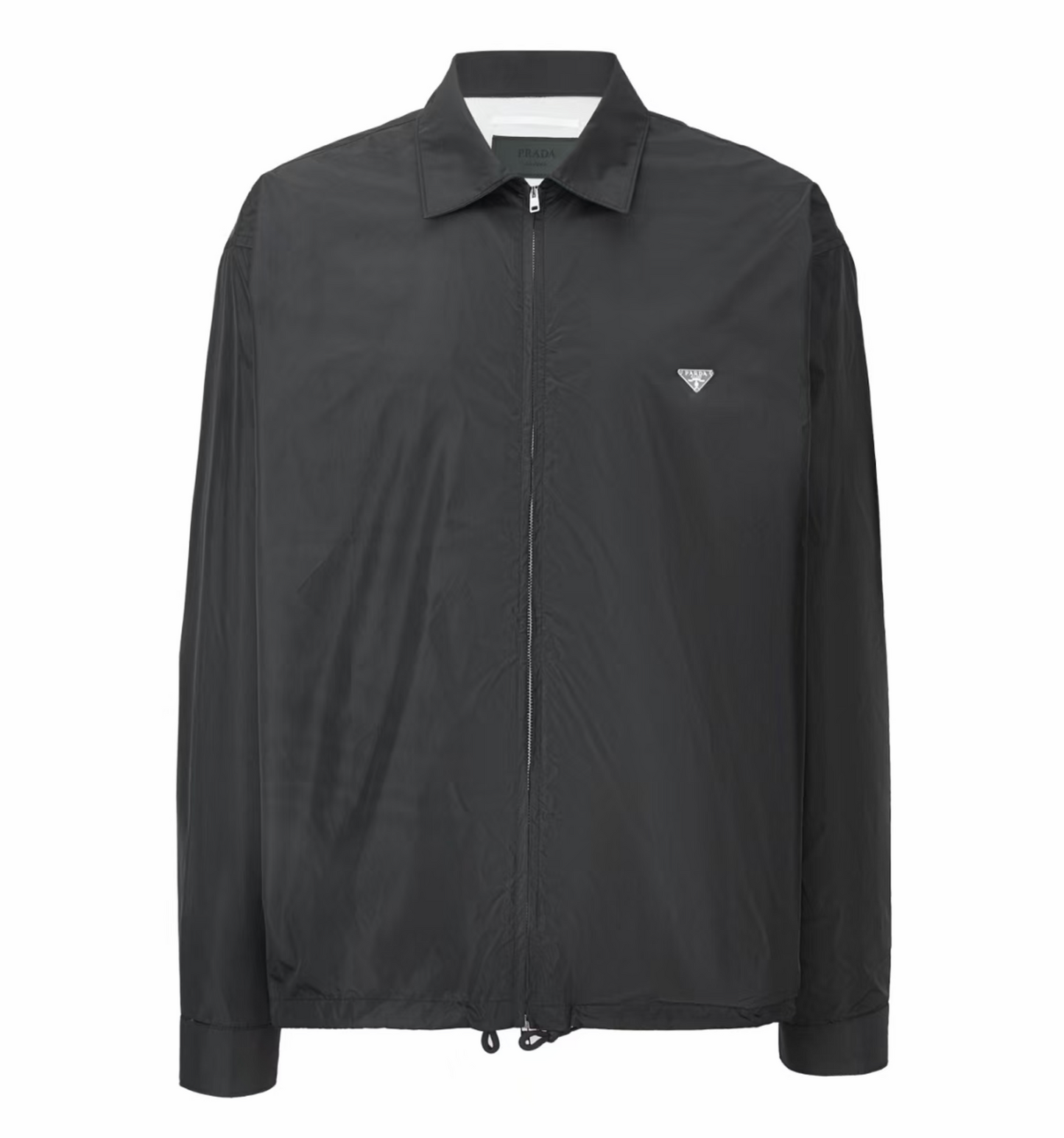 Prada Re-Nylon Zipper Shirt Jacket