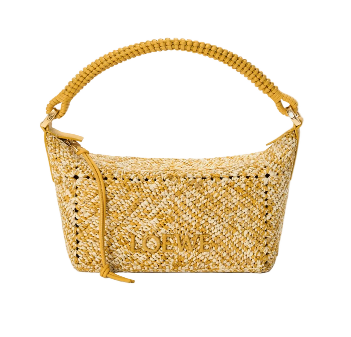 Loewe Cala Mini Bag in Melange Raffia