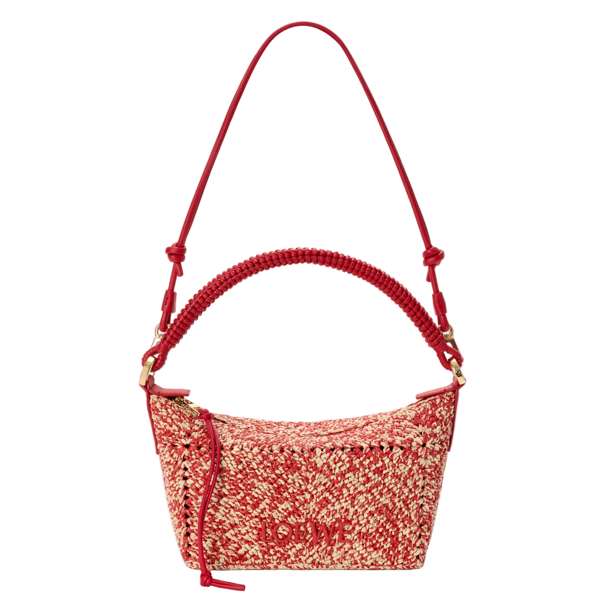 LOEWE x Paula's Ibiza Melange Raffia Cala Mini Bag