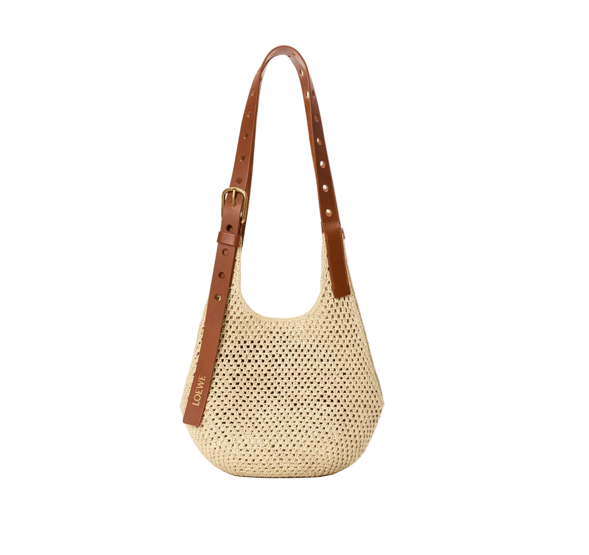 LOEWE x Paula's Ibiza Small Punch Hole hobo bag
