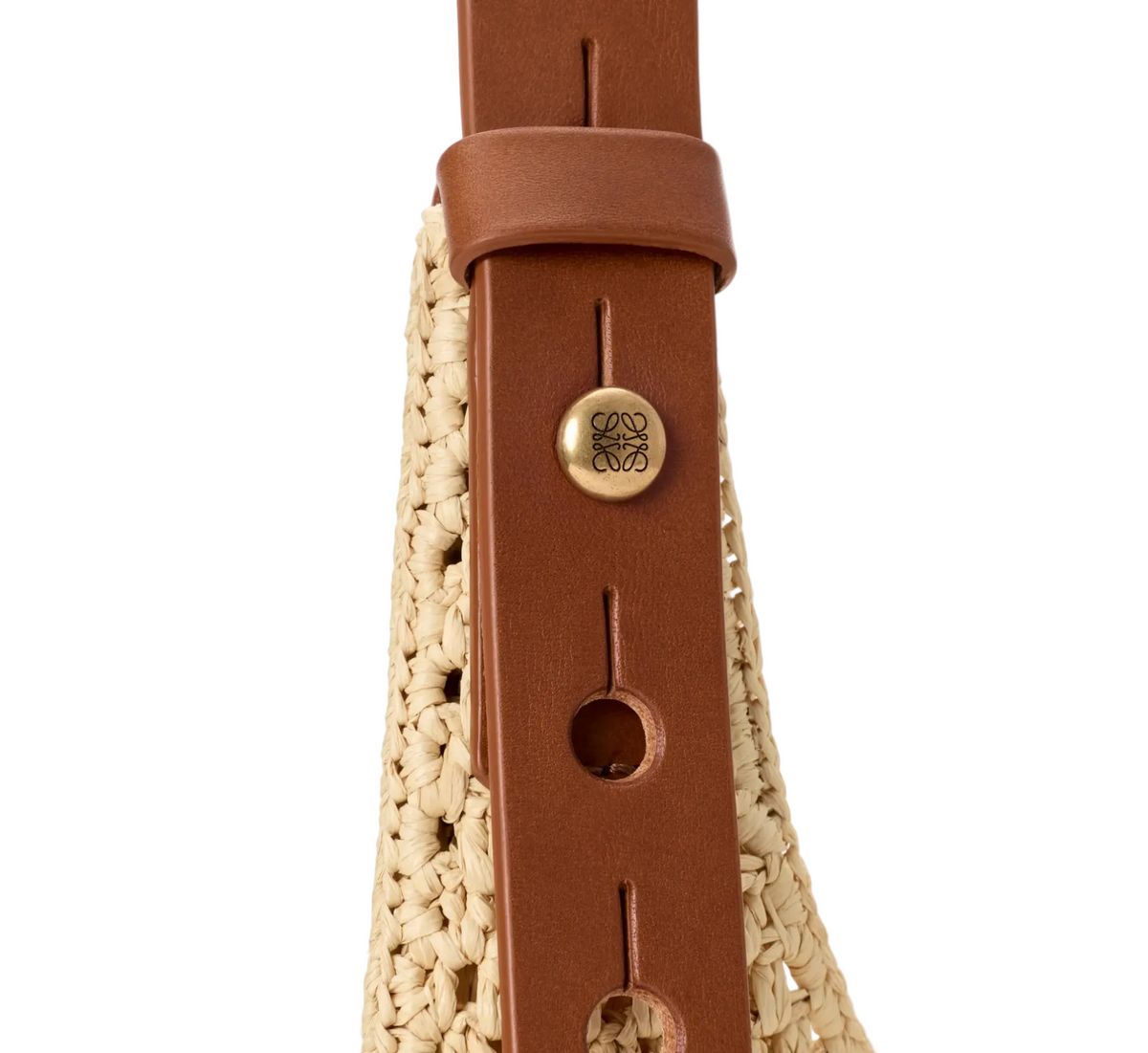 LOEWE x Paula's Ibiza Small Punch Hole hobo bag