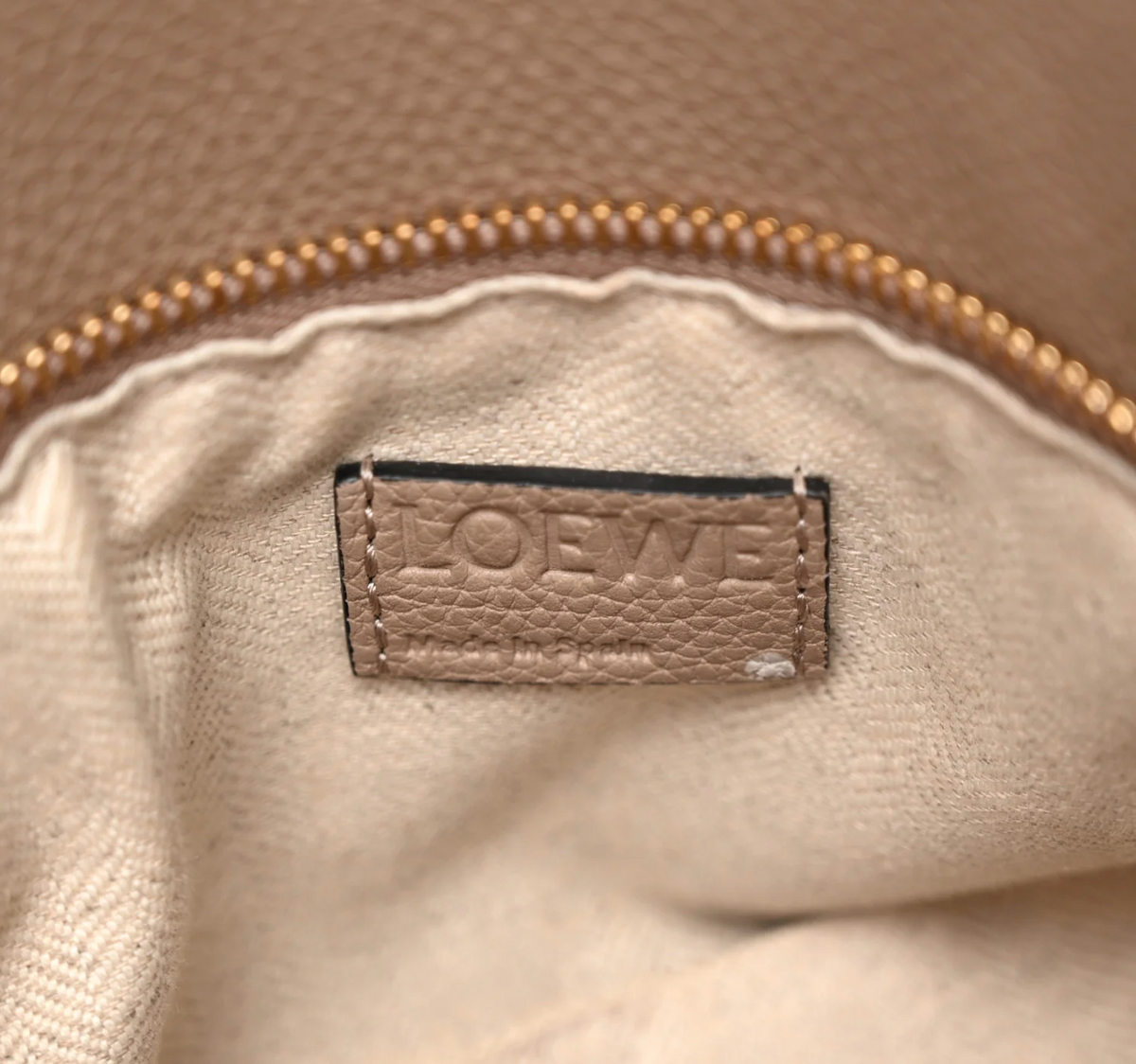 Loewe Small Puzzle Bag Clay Calfskin Leather