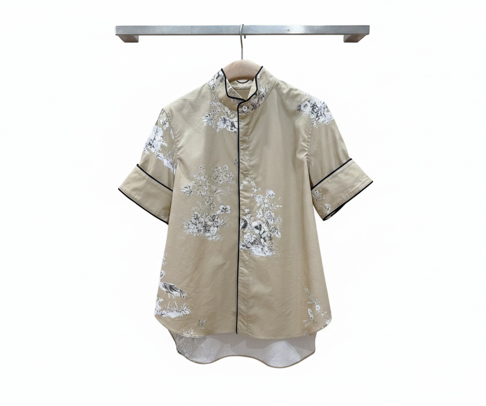 Dior Dioriviera Short-Sleeved Blouse