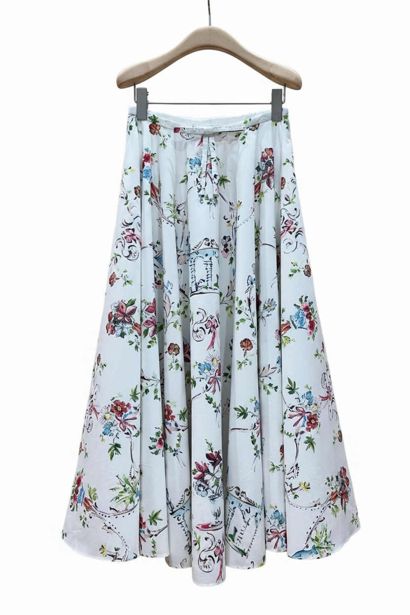 Dior Dioriviera Mid-Length Flared Skirt