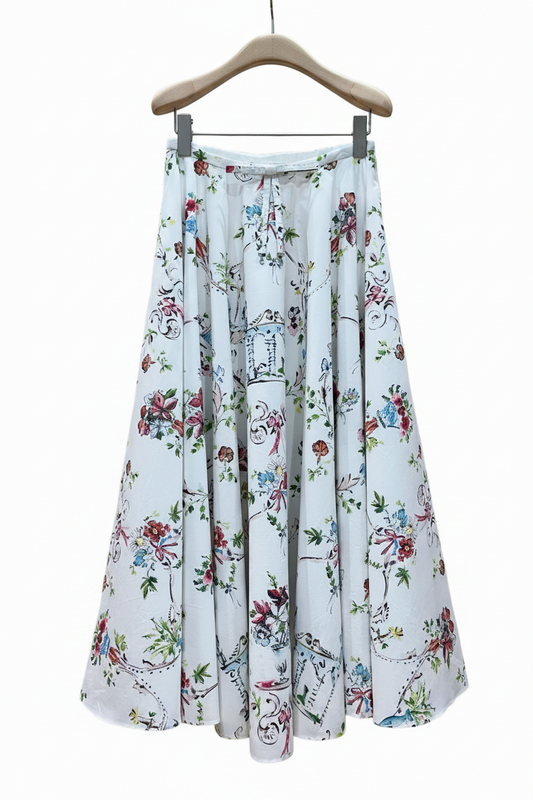 Dior Dioriviera Mid-Length Flared Skirt