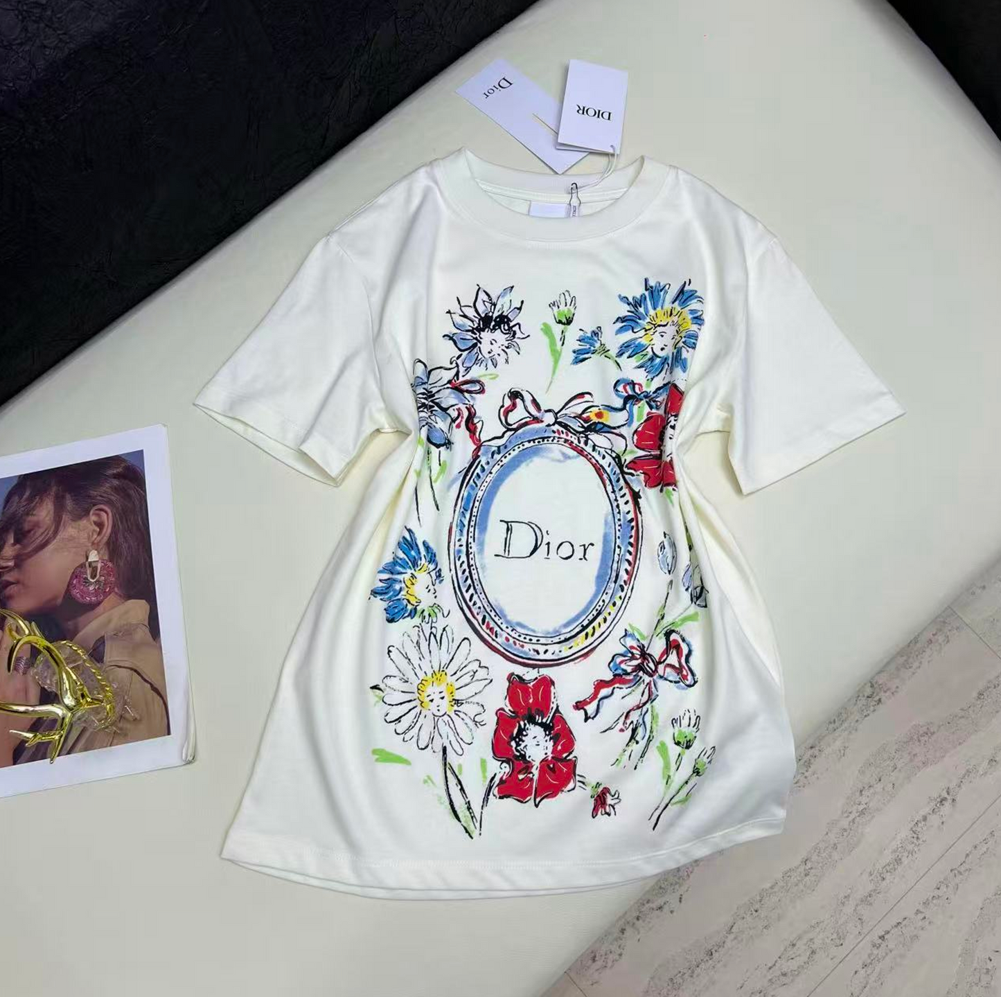 Dior Médaillon and floral print motif