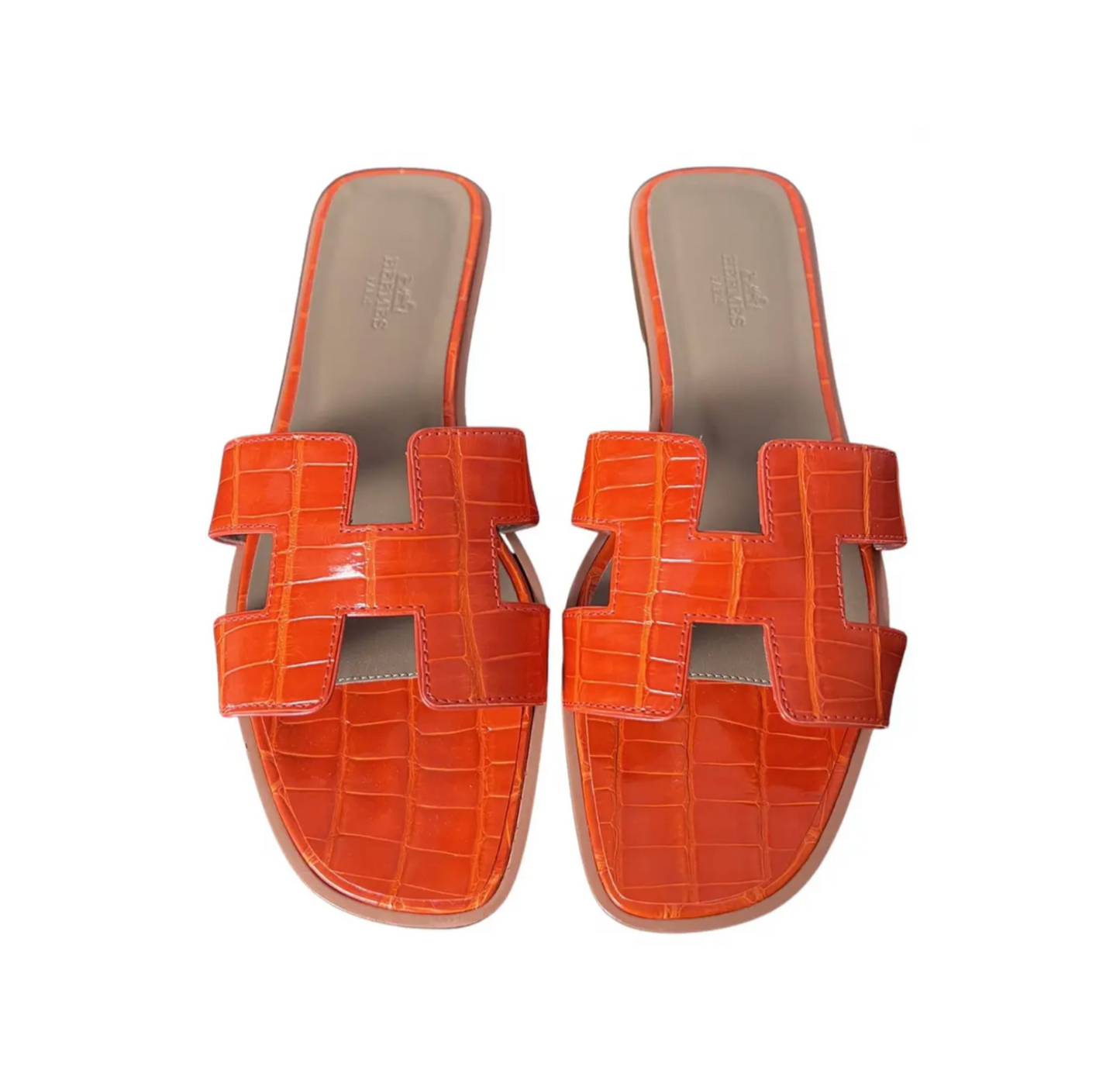Oran Sandals Bubblegum Matte Alligator