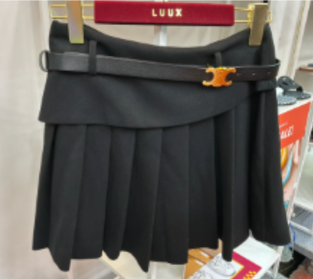 Celine Pleated Mini Skirt