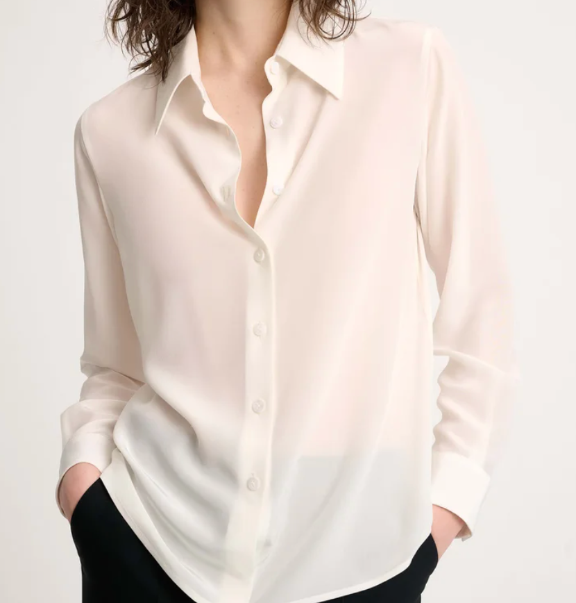 Celine - Relaxed shirt in silk twill