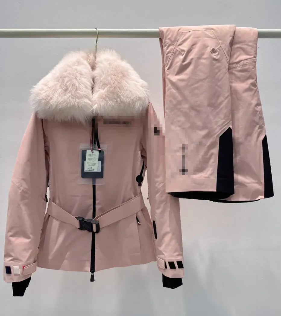 Moncler Grenoble Ski Suits Set (Pink)