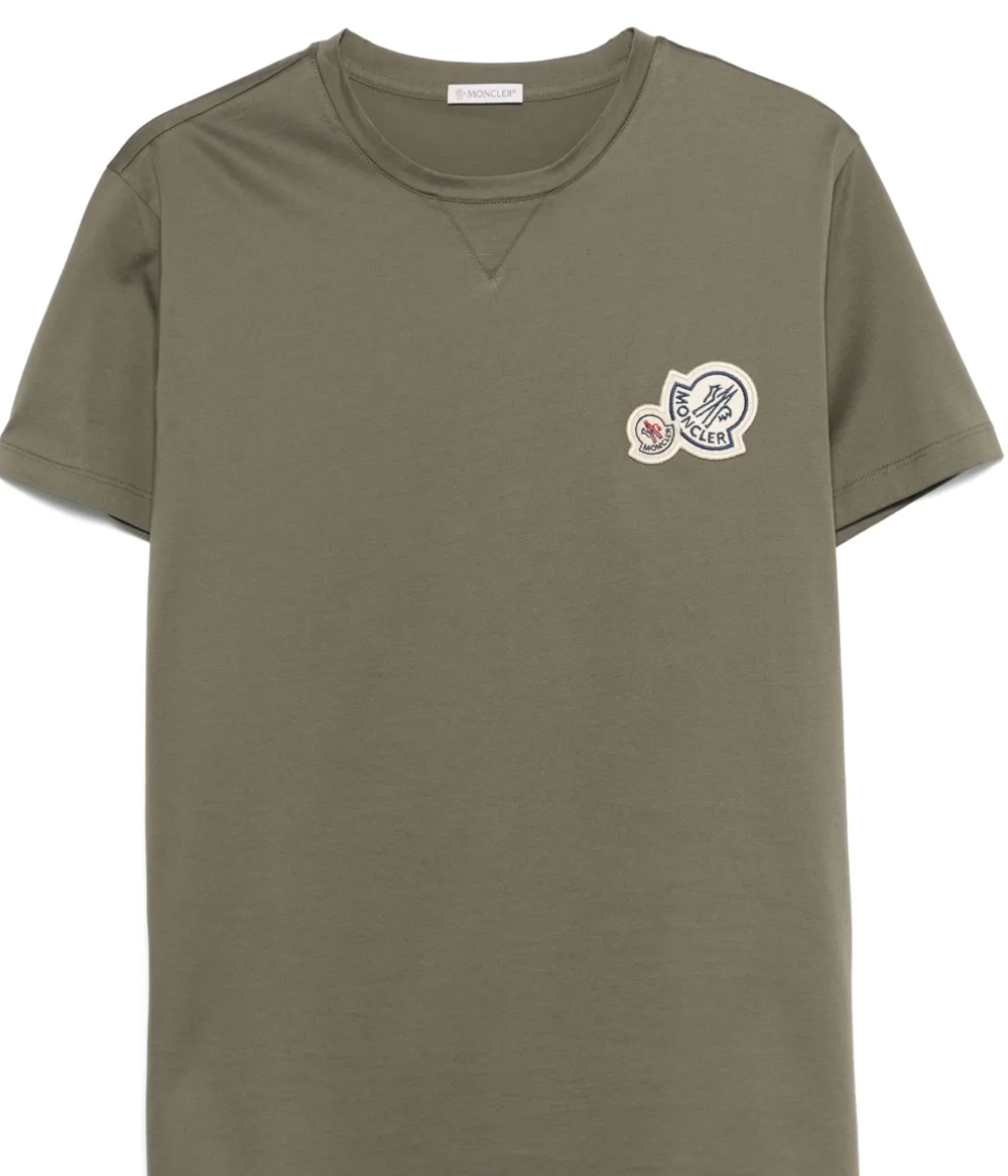 Moncler Logo Patch cotton T-shirt