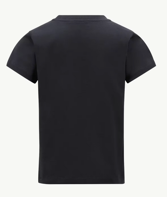 Moncler Logo Patch Cotton T-Shirt.