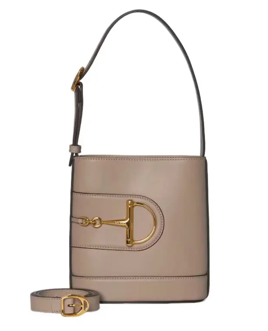 GG 73 Small leather bucket bag