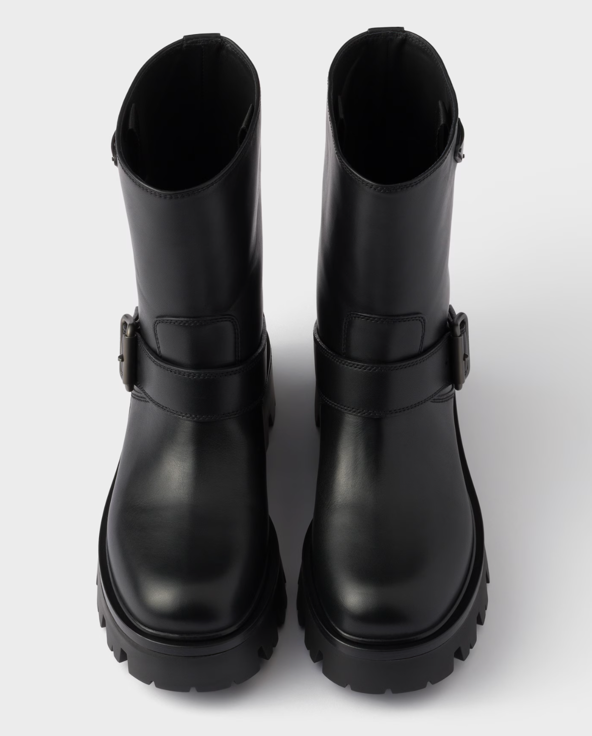 Leather booties