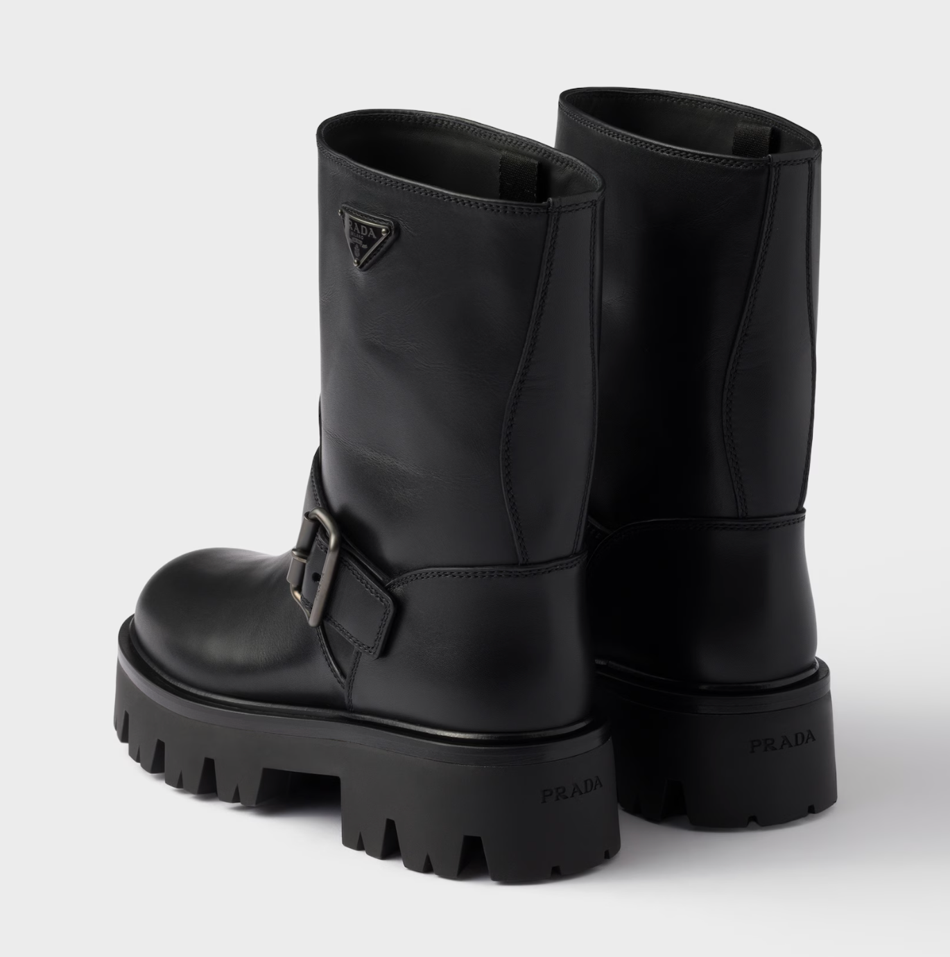 Leather booties