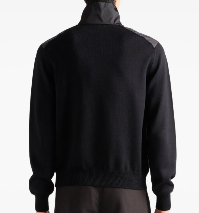 Prada half-zipper sweater