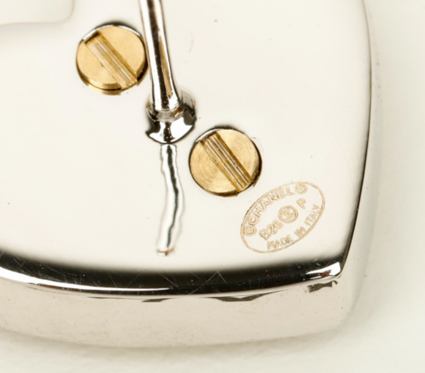 Chanel Heart and CC earrings