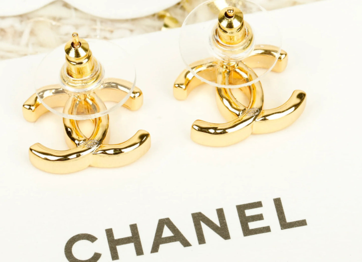 Chanel CC logo earrings "Bijoux Fantaisie"