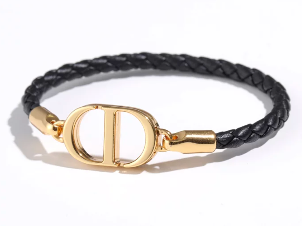 Dior 30 Montaigne Leather Bracelet