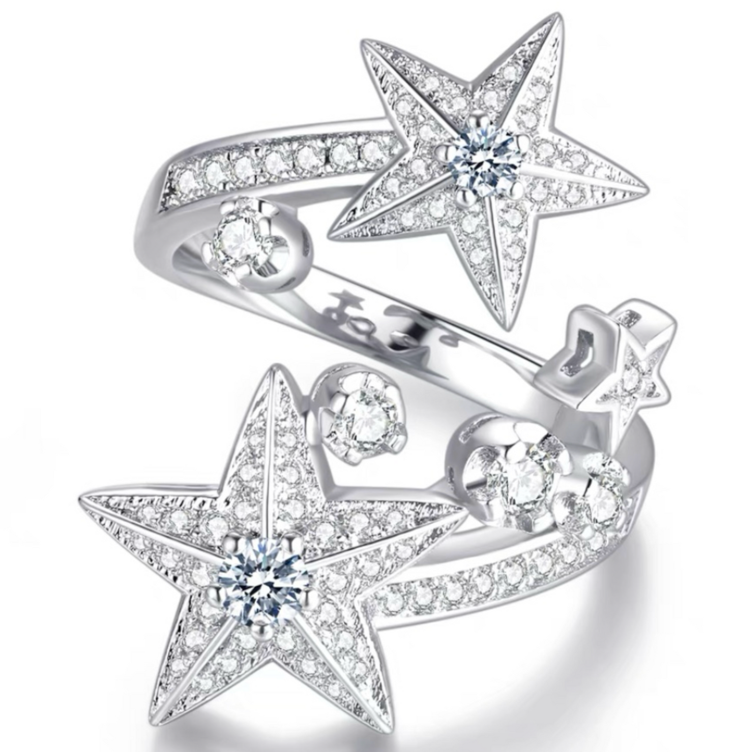 Comète Spirale Ring