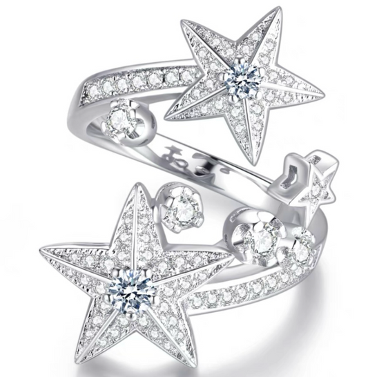 Comète Spirale Ring