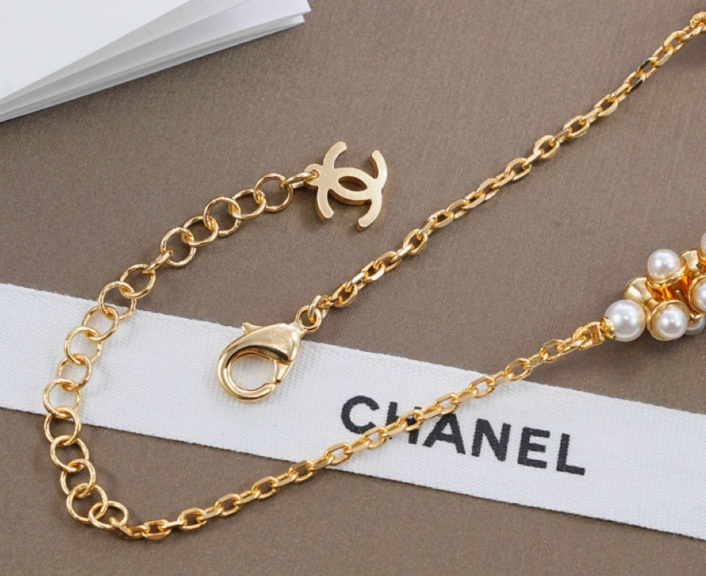 Chanel Pearl Choker Necklace