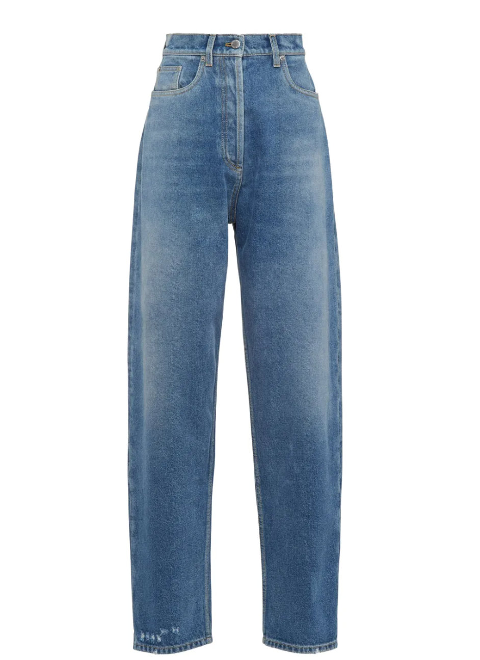 Prada high-rise straight-leg jeans