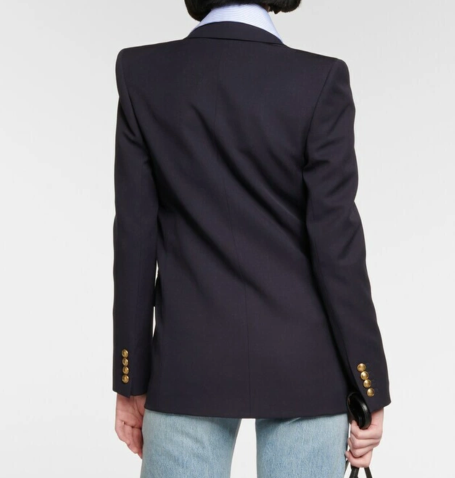 Saint Laurent Grain De Poudre Blazer