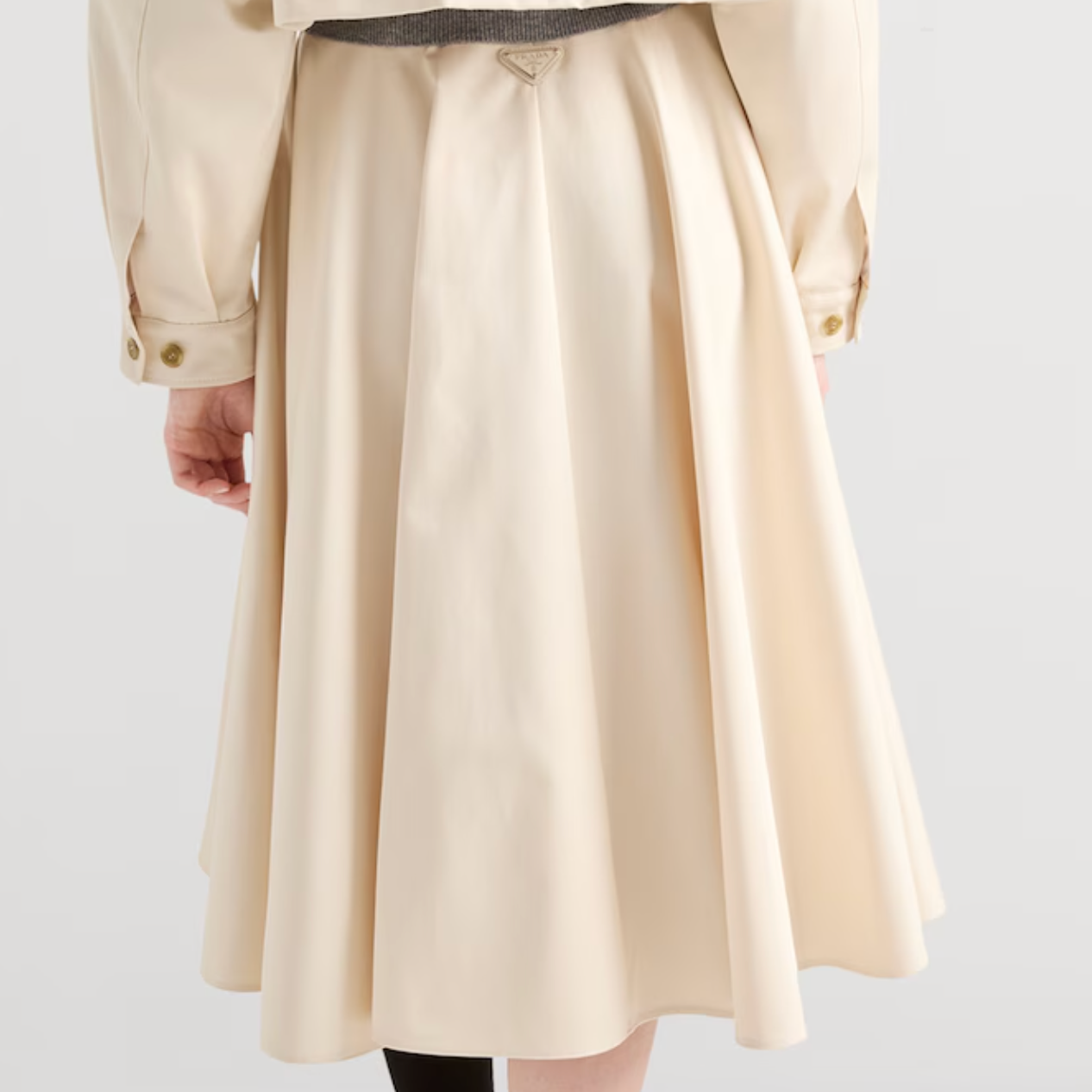 Prada Chino Midi Skirt