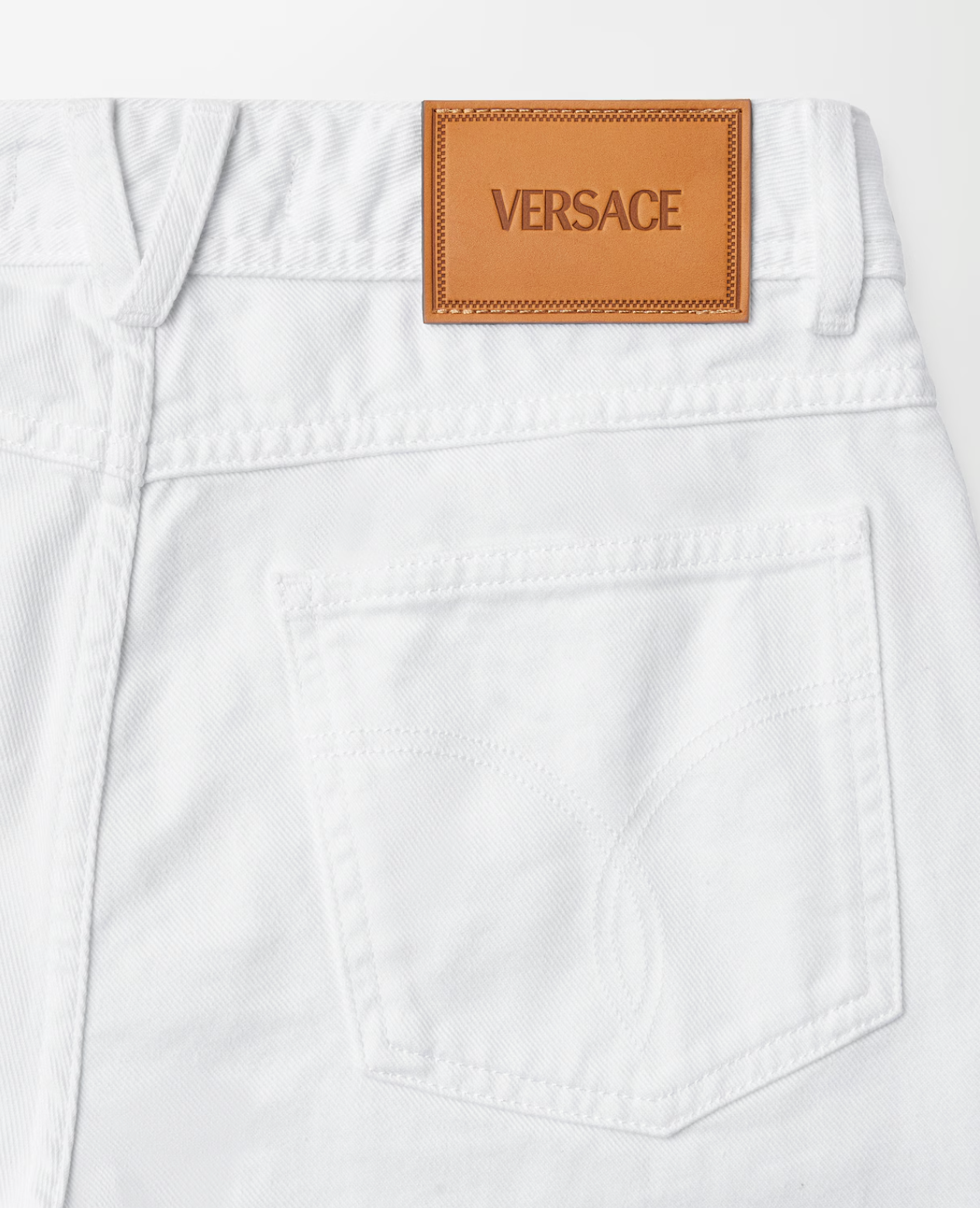 Versace White Denim Jeans
