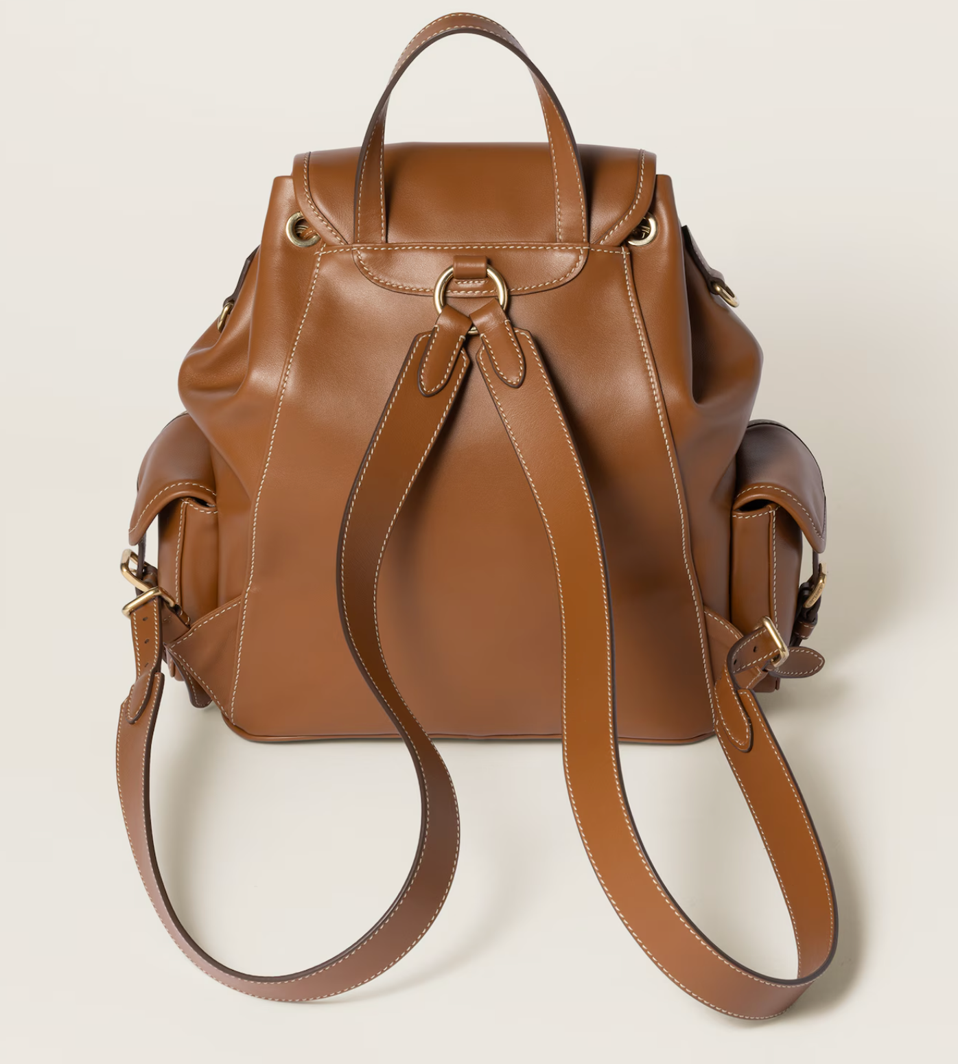 Miu Miu Large Leather Backpack