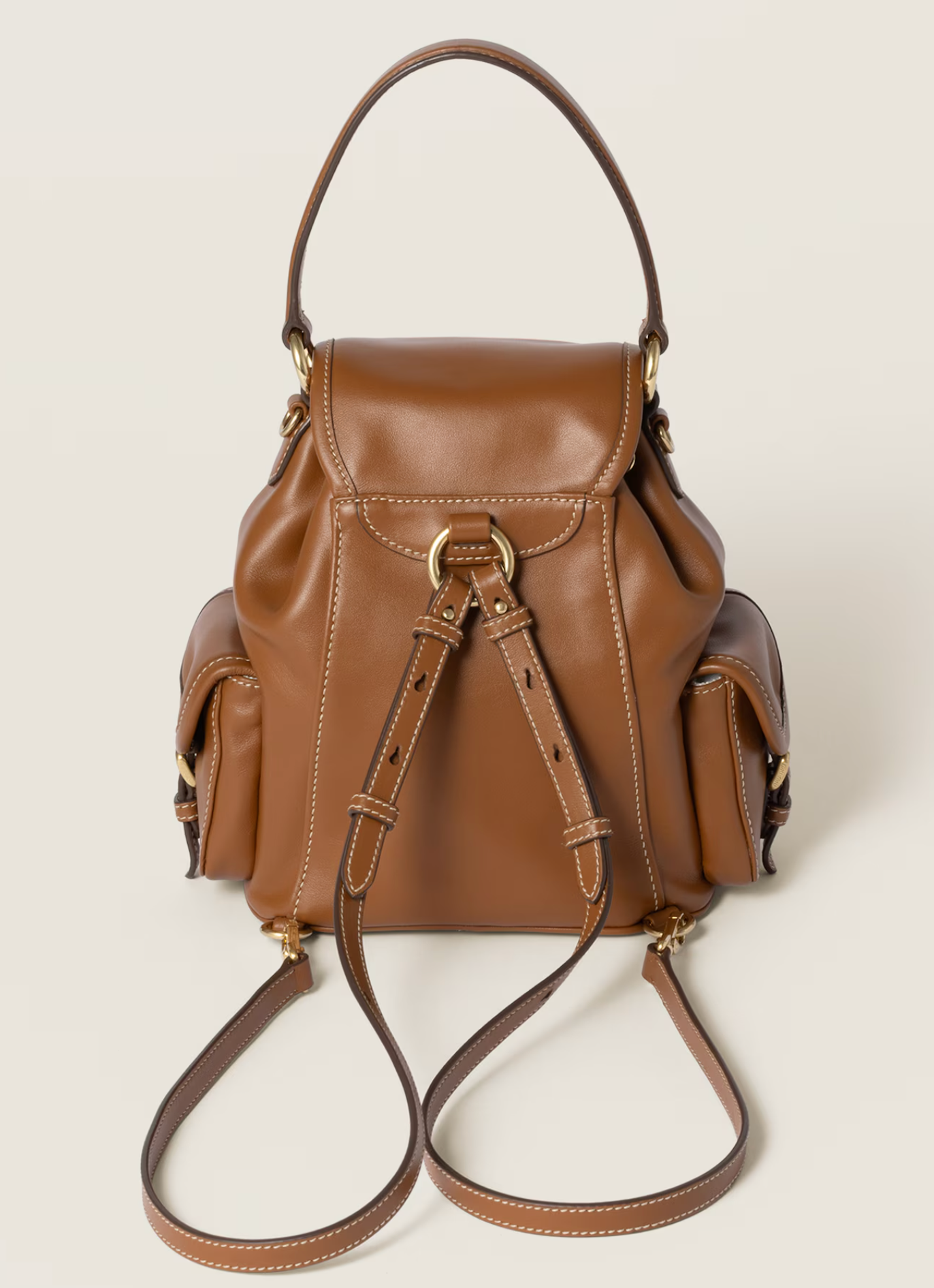 Miu Miu Leather Medium Backpack
