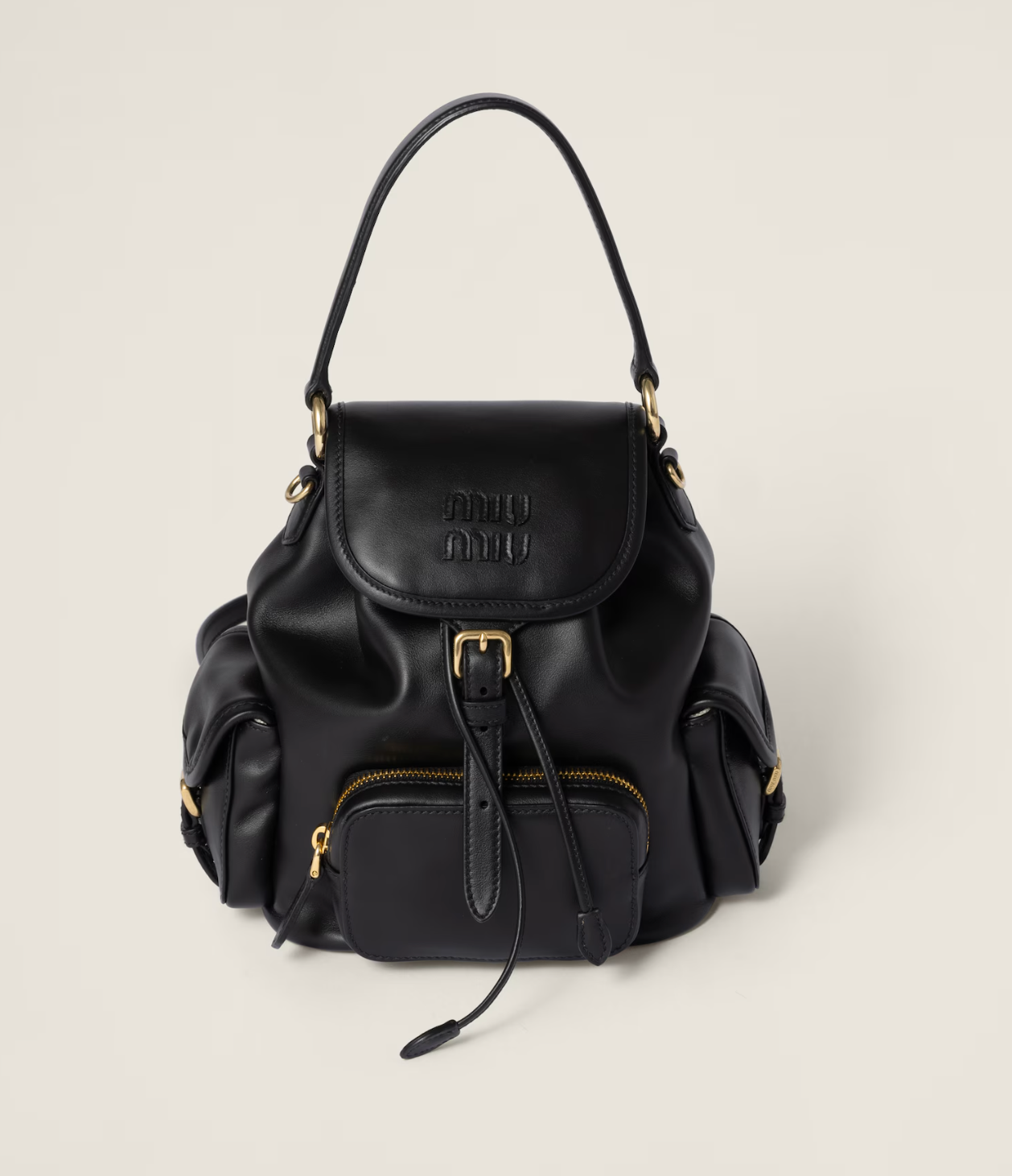 Miu Miu Leather Medium Backpack