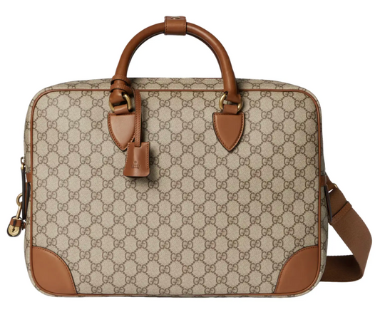 Gucci GG Emblem Medium Briefcase