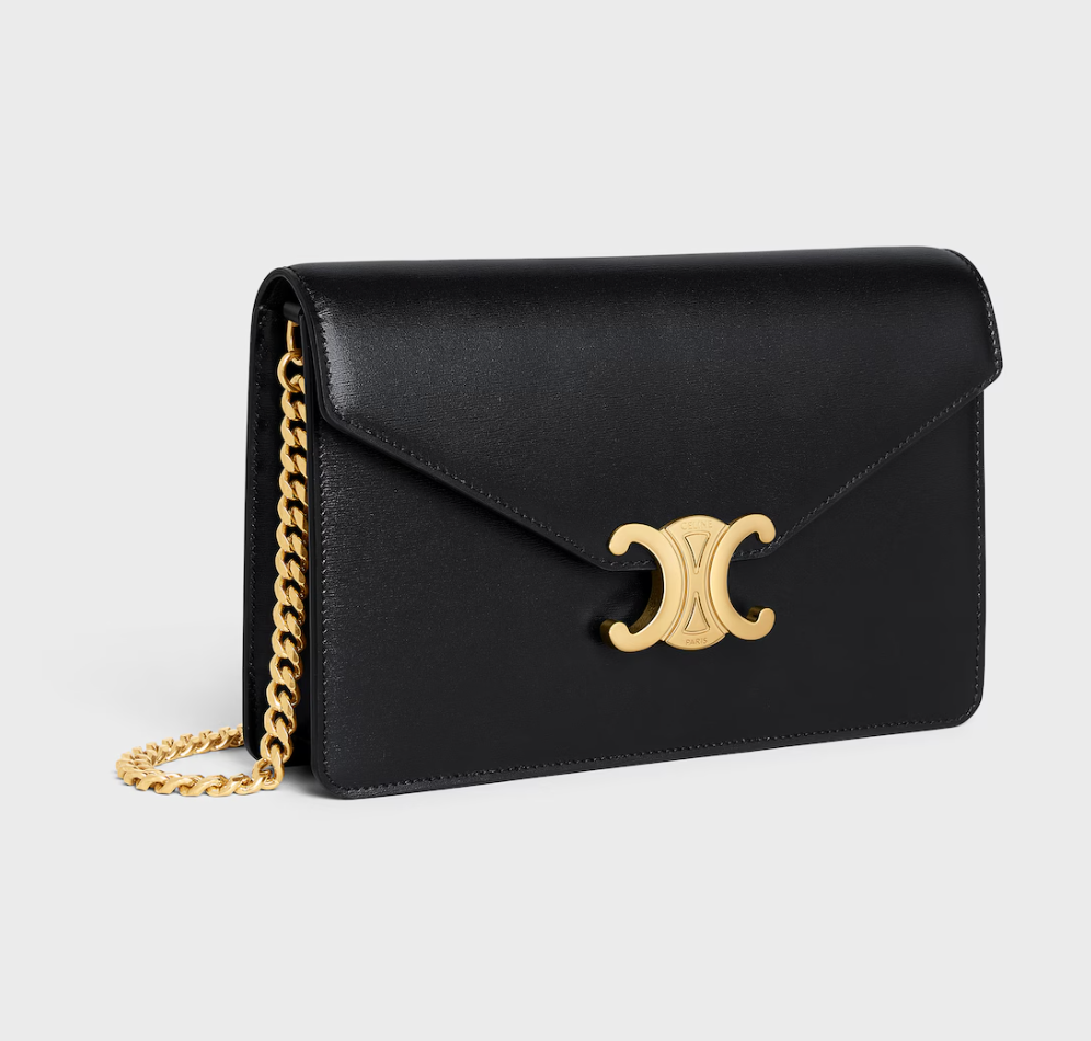 Celine MARGO wallet with chain strap