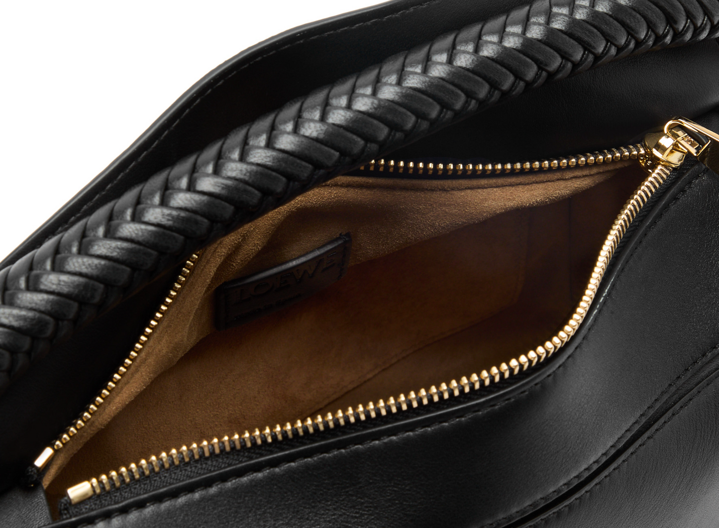 Puzzle Edge small leather top handle bag