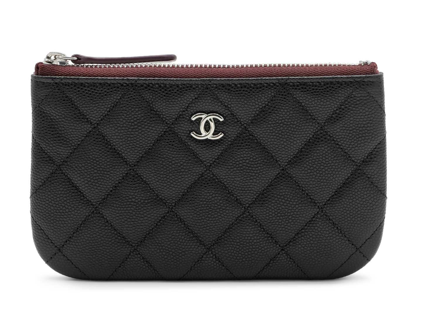 Classic small zippered pouch