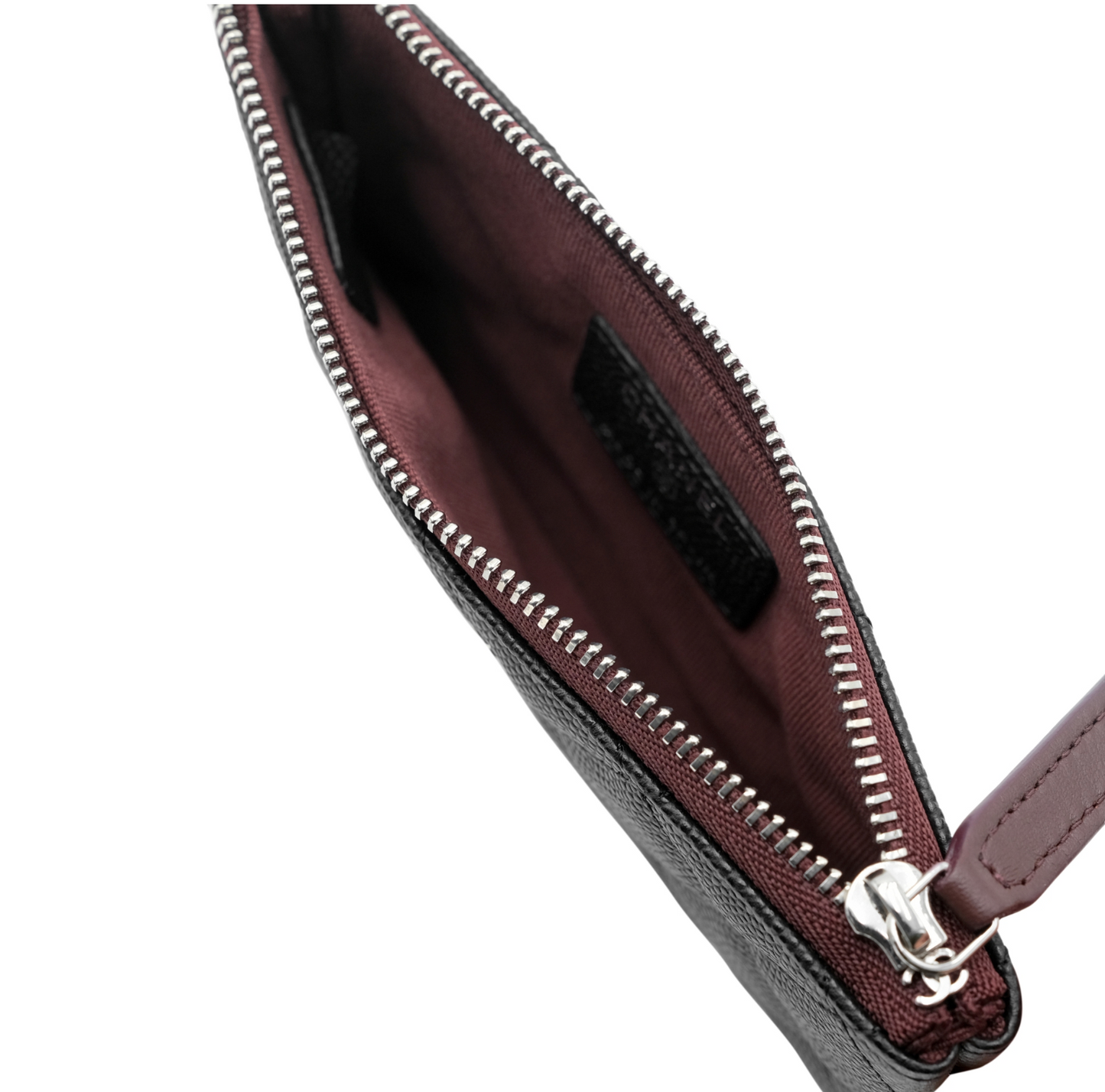 Classic small zippered pouch