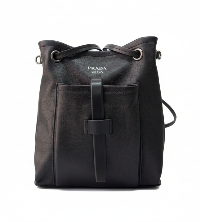 Leather mini shoulder bag