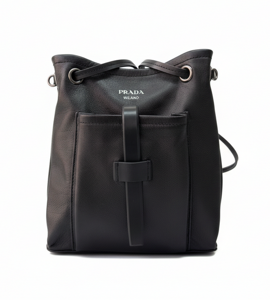Leather mini shoulder bag