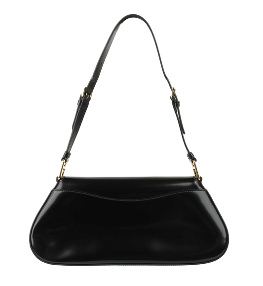 Prada Brushed Leather Shoulder Bag