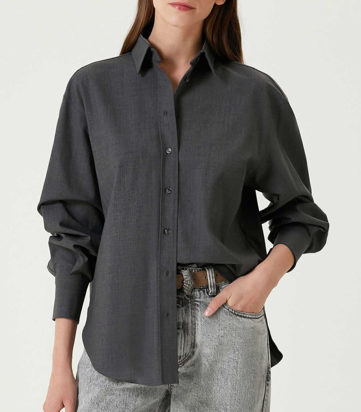 Brunello Monili Linen Shirt