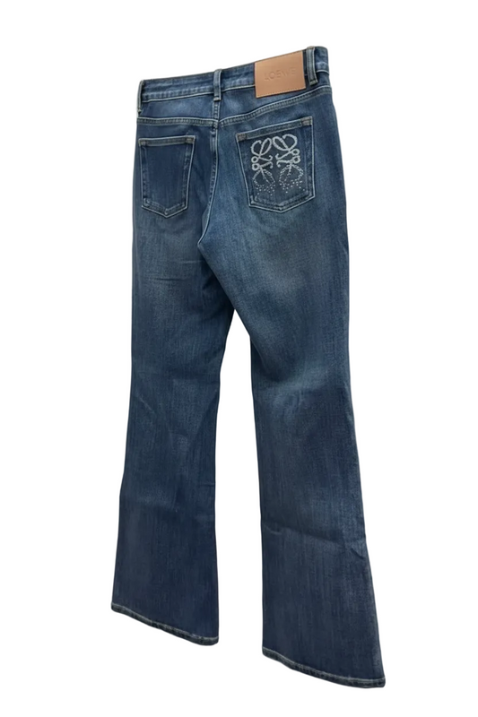 LOEWE Anagram-embroidered jeans